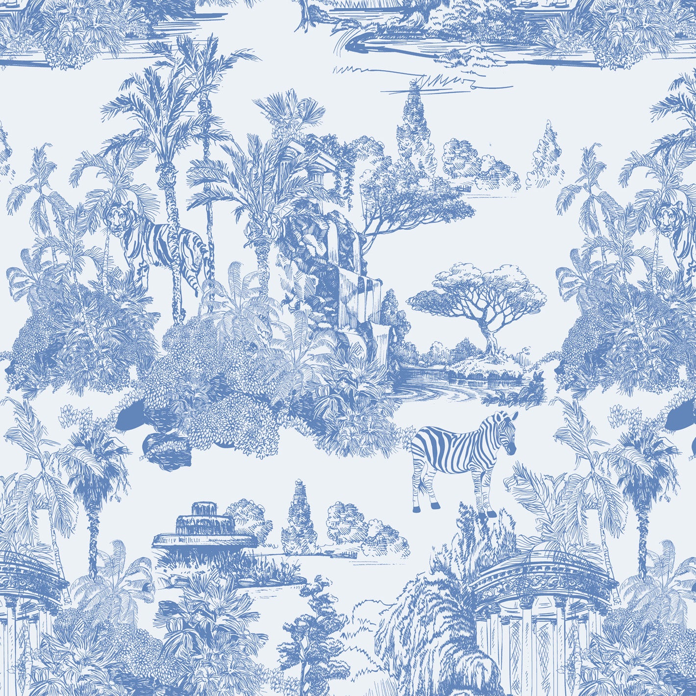 WALLPAPER TOILE